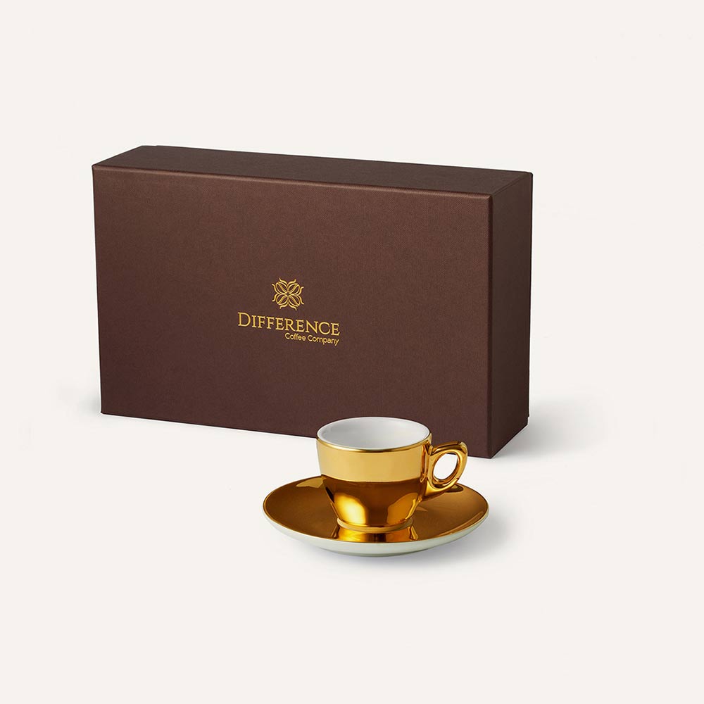 Difference Coffee's 24 carat gold cup
